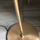 Floor lamp reading machine in vintage brass
