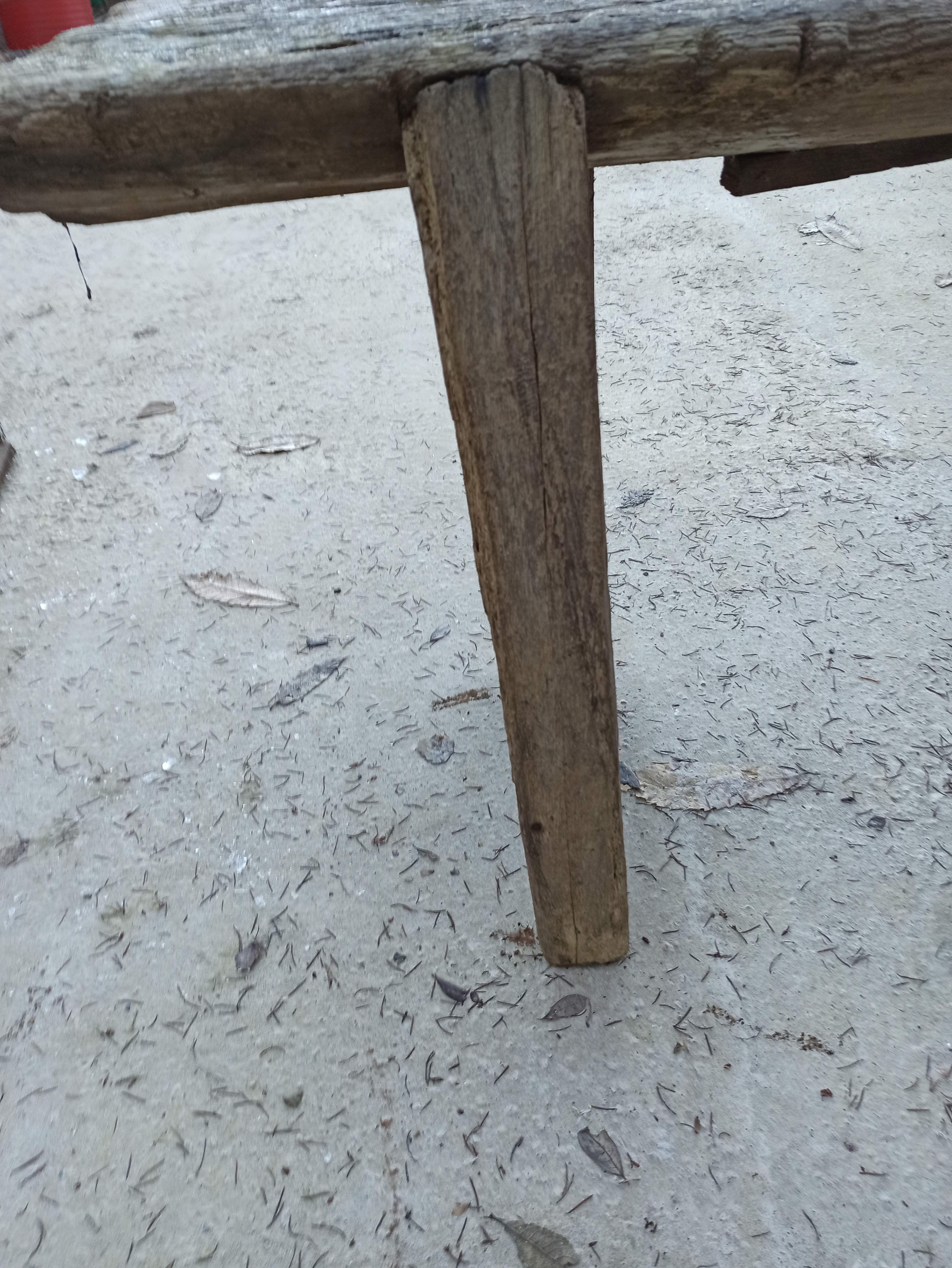 198 cm old wooden workbench carpenter