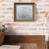 Printed in 1953, Map of Avignon, Vaucluse. Original Authentic Vintage.