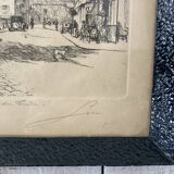 Old illustration of Montmartre