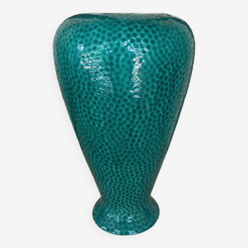 Grand vase céramique vert