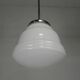 Art Deco suspension with opaline lampshade, Val St Lambert, 1930s