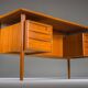 Danish teak desk by Peter Lovig Nielsen for Hedensted Mobelfabrik, 1974