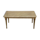 Table basse marbre et bronze