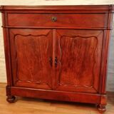 Low antique 19th century mahogany buffet