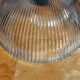 Vintage ceiling chandelier, chiseled glass