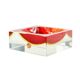 Monumental Murano Glass Catchall/Vide Poche by F.Poli for Seguso, 1970s