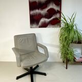 Visitor armchair international furniture leather Gray 2000