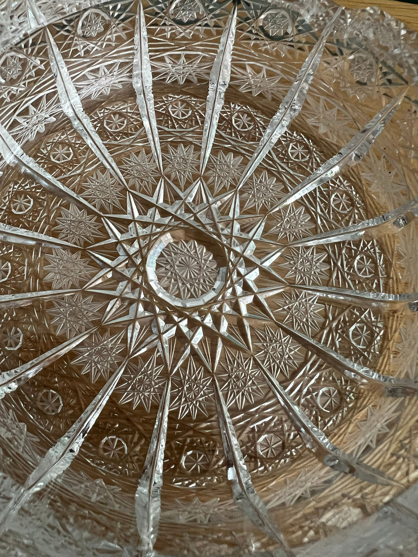 Ashtray, crystal catch-all from Bohemia