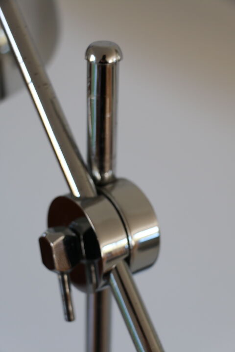 Italian chrome pendulum lamp 1970