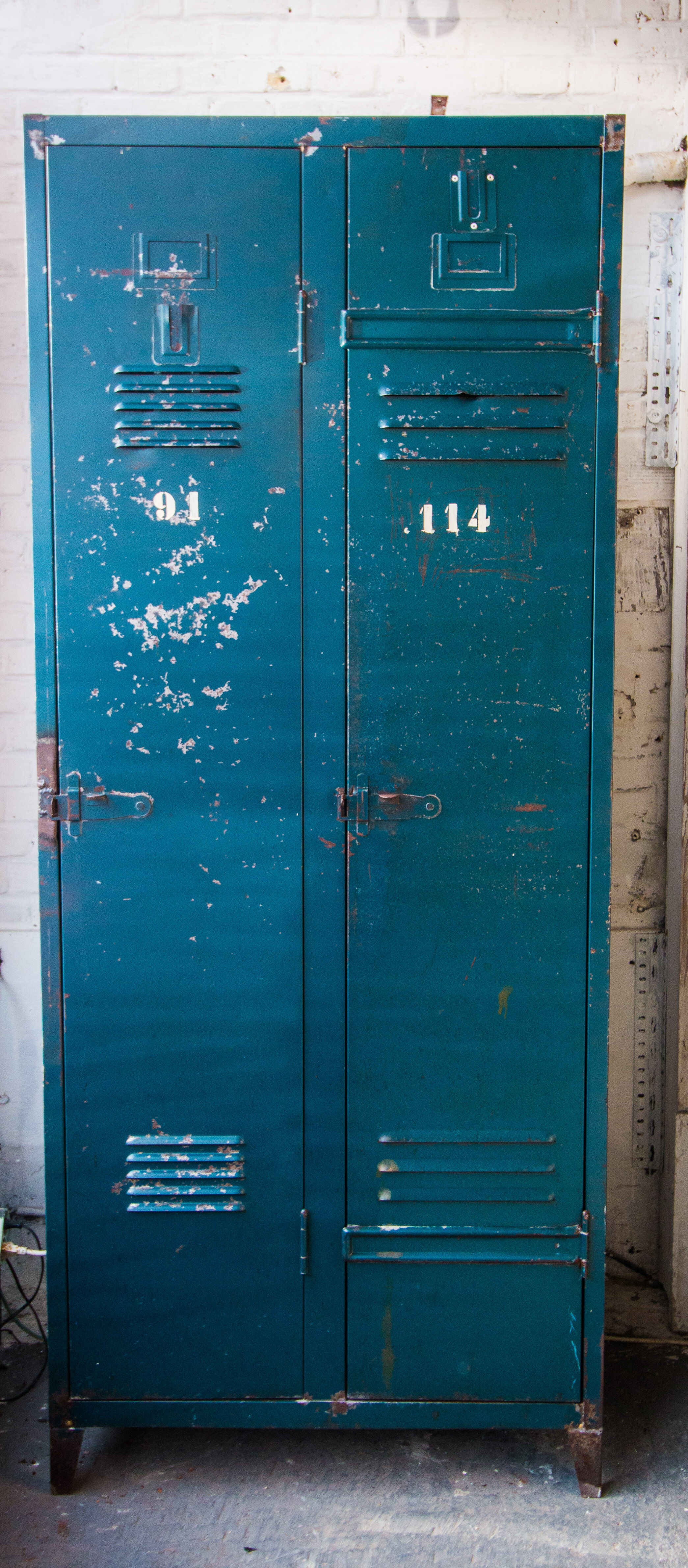 Vestiaire industriel deux portes