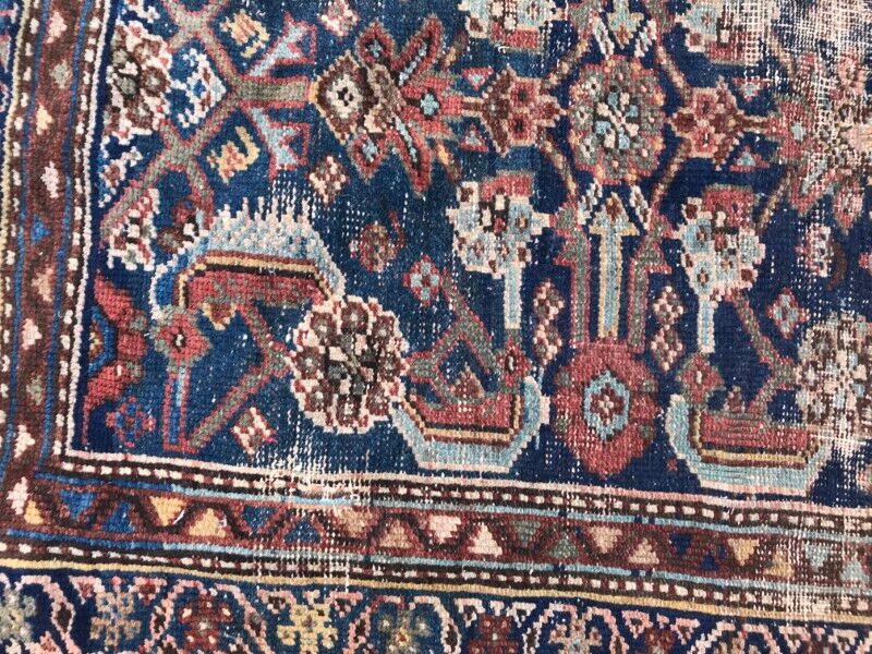 Former carpet Persian Ferahan 19th century handmade 90 X 125 CM