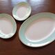 Oval dish and "Meudon" bowls K&G Lunéville