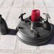 Pewter cellar rat candle holder