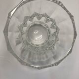 Val Saint Lambert, curved crystal vase circa 1950