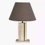 Vintage marble and brass lamp