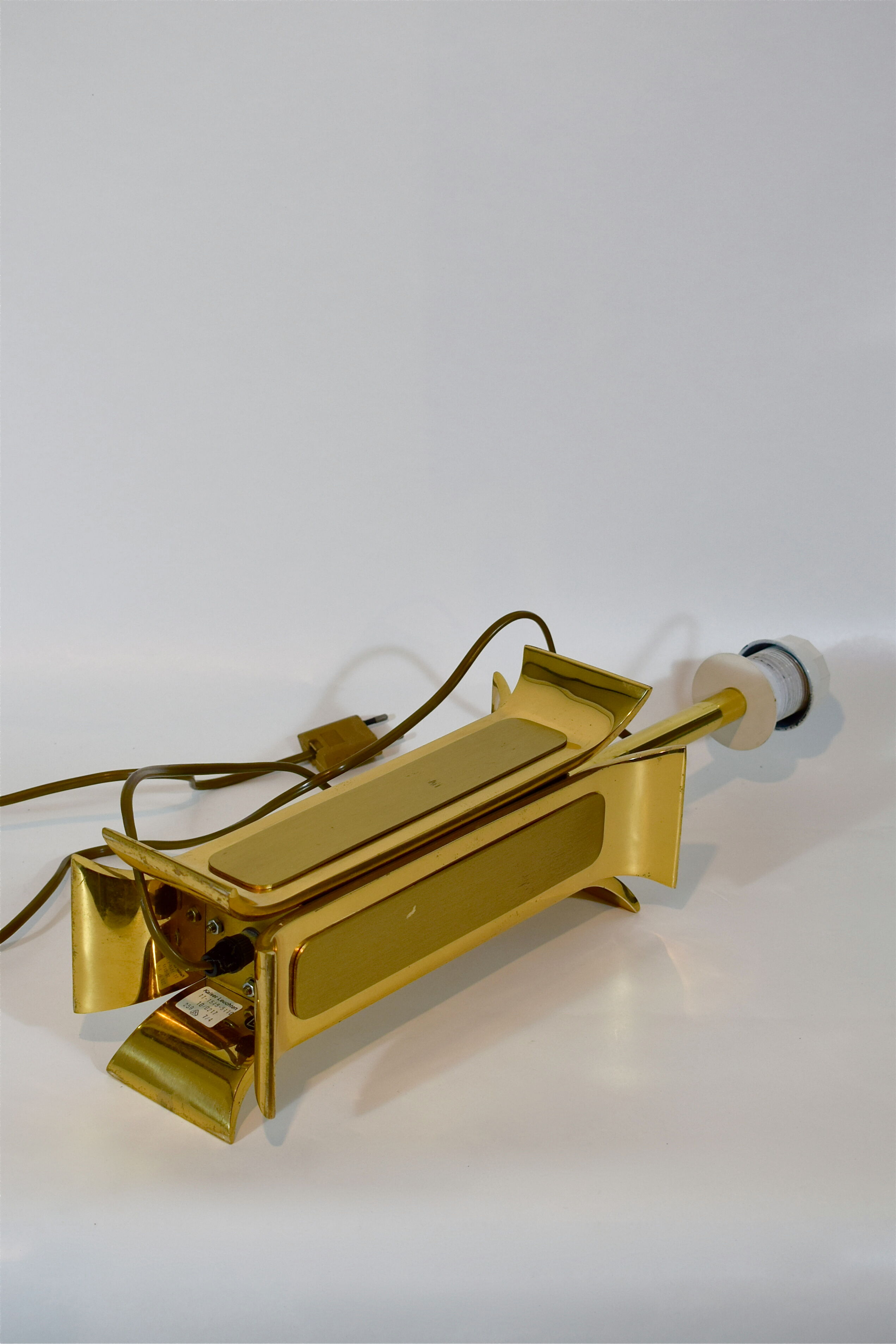 Vintage lamp in solid brass, design 1970 - 80