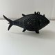 Poisson en bronze art tribal indien