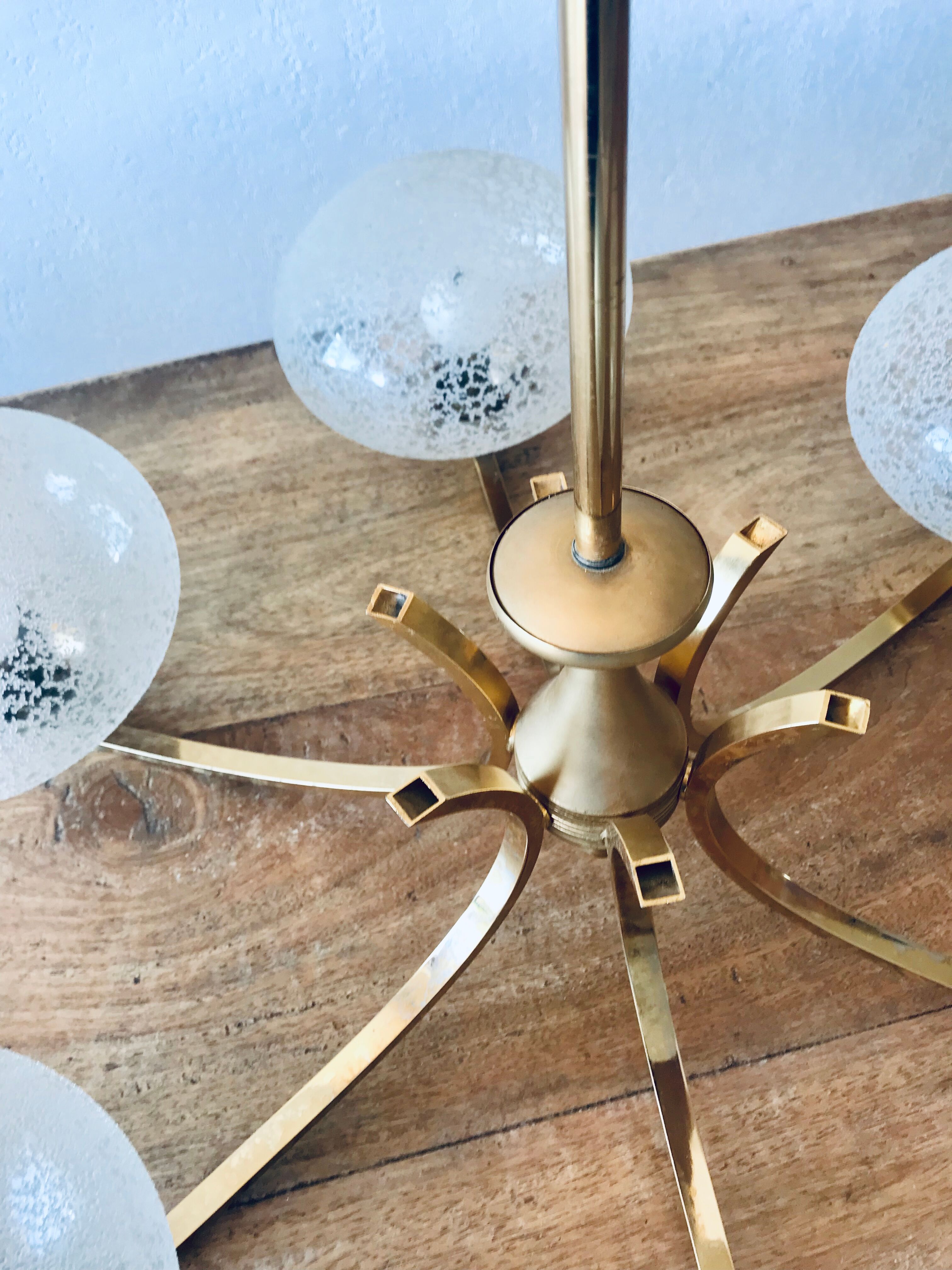 Lustre art déco 6 feux