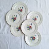 Vintage floral dessert plates