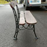 Banc de jardin ancien pieds en fonte