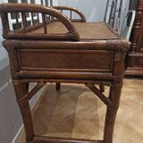 Bamboo and rattan desk