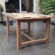 Farmhouse table with extension