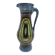 Jean de Lespinasse vase in blue ceramic, Côte d'Azur, France, 1950.