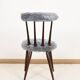 Blue Moumoute chair from the 60s.