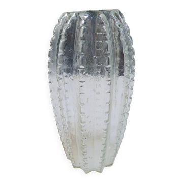 60s granite glass vase