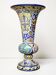 Vase cornet en faïence de Nevers, Montagnon