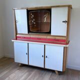 Vintage Formica wood sideboard