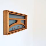 Adam Hoff & Poul Østergaard Wall Valet for Virum Møbelsnedkeri, Denmark