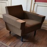 Danish Club armchairs 60s 70 khaki