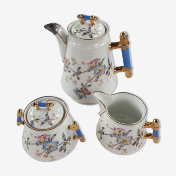 Tea service or porcelain coffee early 20th century.