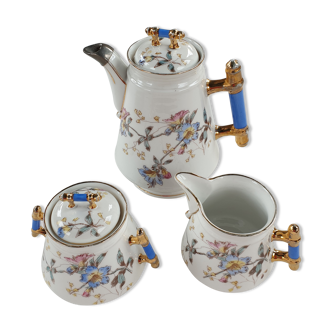 Tea service or porcelain coffee early 20th century.