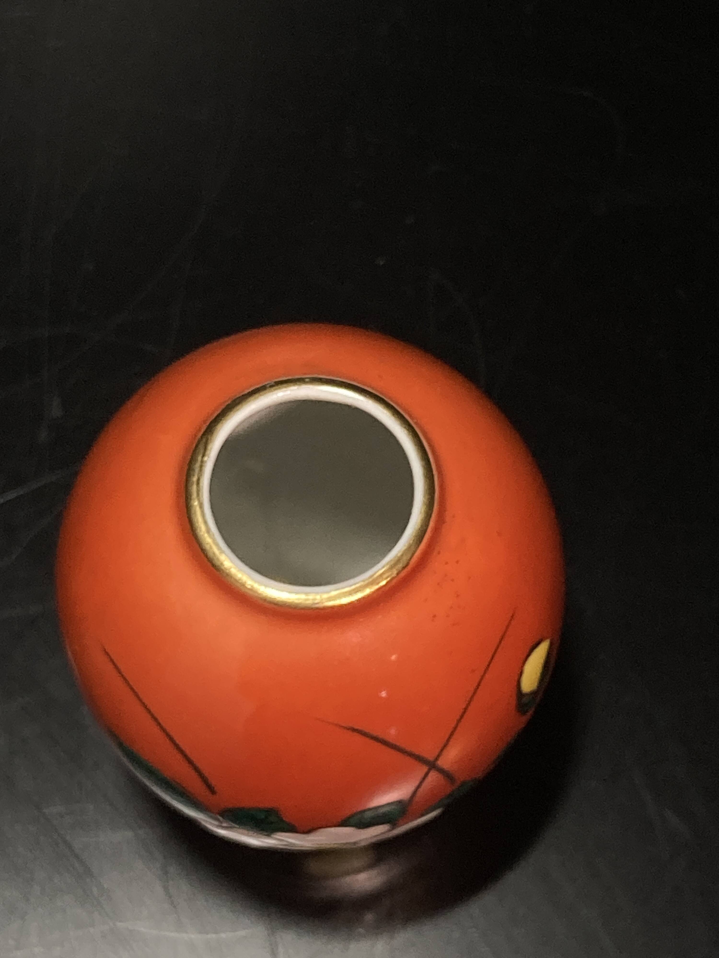 Pair of miniature IMARI porcelain vases made in Japan