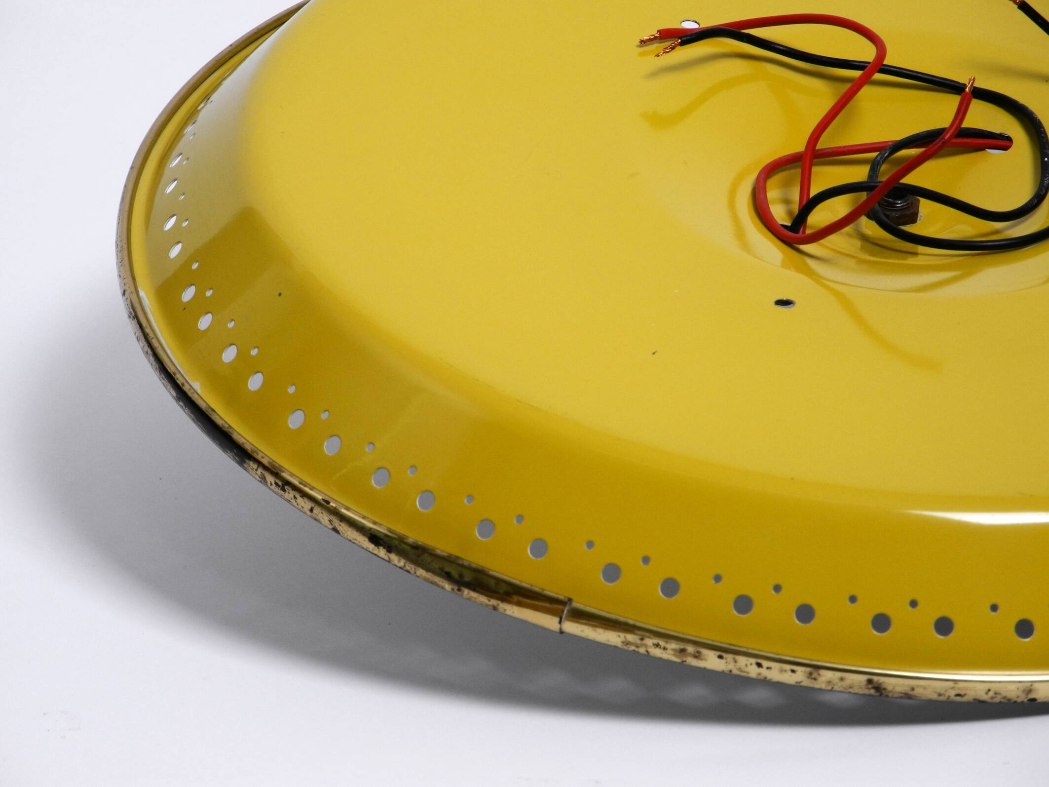 Mid Century Modern metal ceiling or wall lamp by Ernest Igl for Hillebrand