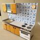 70s sheet metal doll kitchen