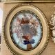 Frame vintage dried flowers