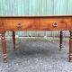 Louis Philippe style farmhouse table in solid cherrywood