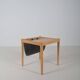 Danish side table with magazine holder by S.P. Jensen for BRDR Furbo, 1960s