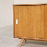 Sideboard, storage unit U-452 dub by Jiri Jiroutek for Interier Praha 1960