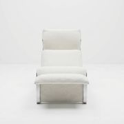 "Lysmasken" chaise longue in aluminium and canvas, designed by Eric Sigfrid Persson, 1970s.