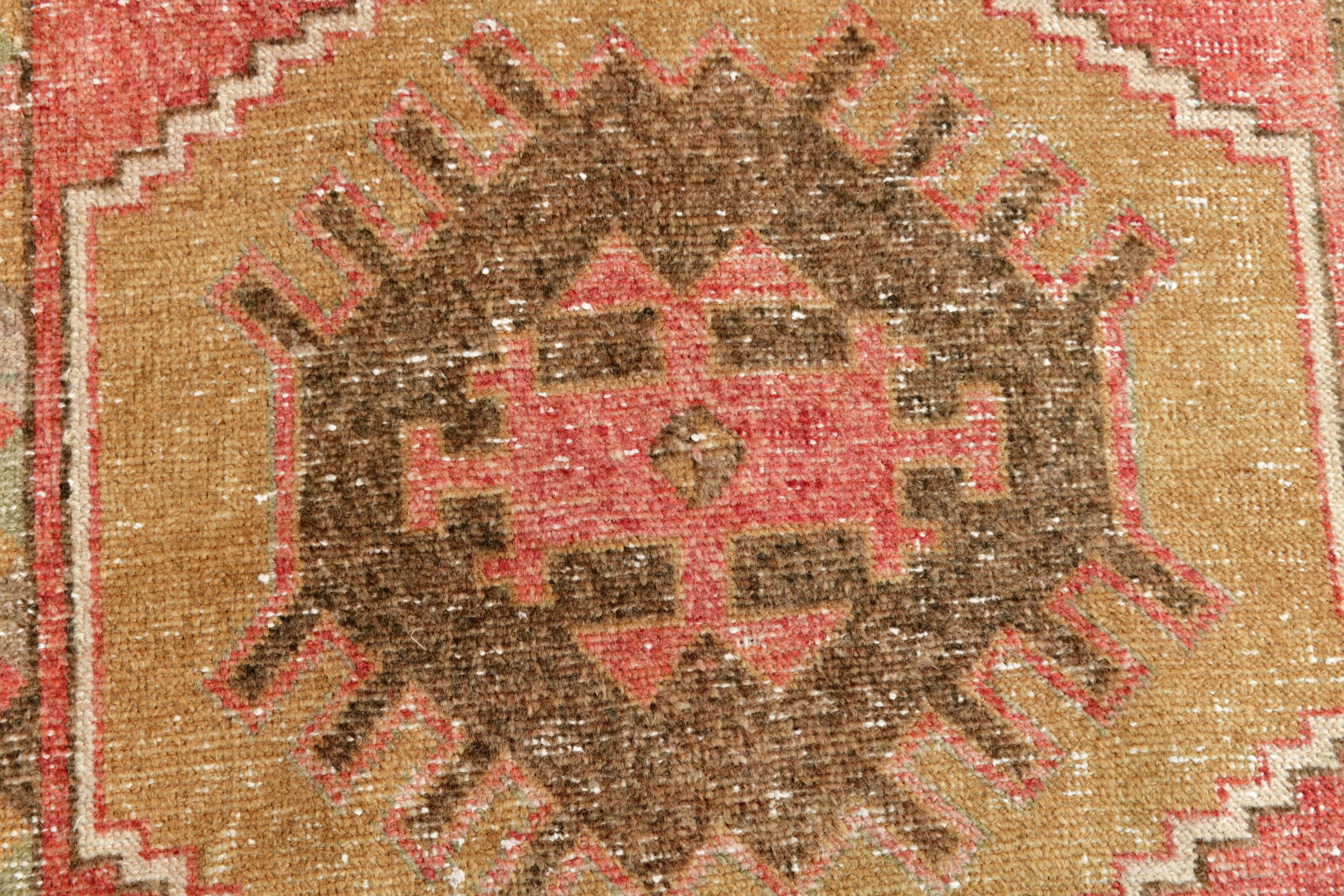 3x12 Red Tribal Turkish Runner Rug 83x370Cm SK 24645