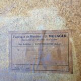 Yellow Formica buffet