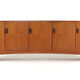 Jacob Hermann for Randers Møbelfabrik sideboard model 2064  248 cm Restored