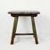 Industrial Console/table bluestone top and green weathered wood