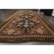 1970s Vintage Turkish Handmade Wool & Cotton Brown Runner Rug 178x475