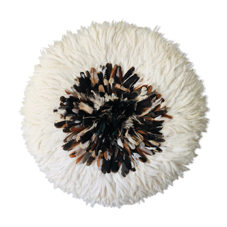 Juju hat white black speckled 80 cm